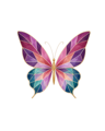 Kaleidoscope Letters butterfly mark